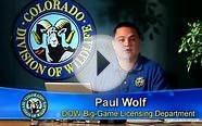 Colorado Division of Wildlife Online Application Tutorial