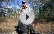 Wildlife Man Bow Hunting Boars